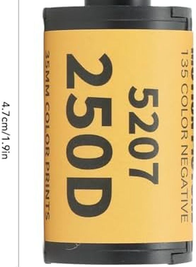 فيلم ملون مقاس 35 مم 8 أوراق حساسية ضوئية 200-250 درجة عملية ECN 2 لكاميرا 135 - Image 3