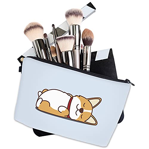 Deanfun Makeup Case Small, Cosmetic Zipper Bag Waterproof for Purse Mini, Women Cute Traveling Accessories Pouch for Ladies Thanksgiving Christmas Gifts(D2-55061) - Image 3