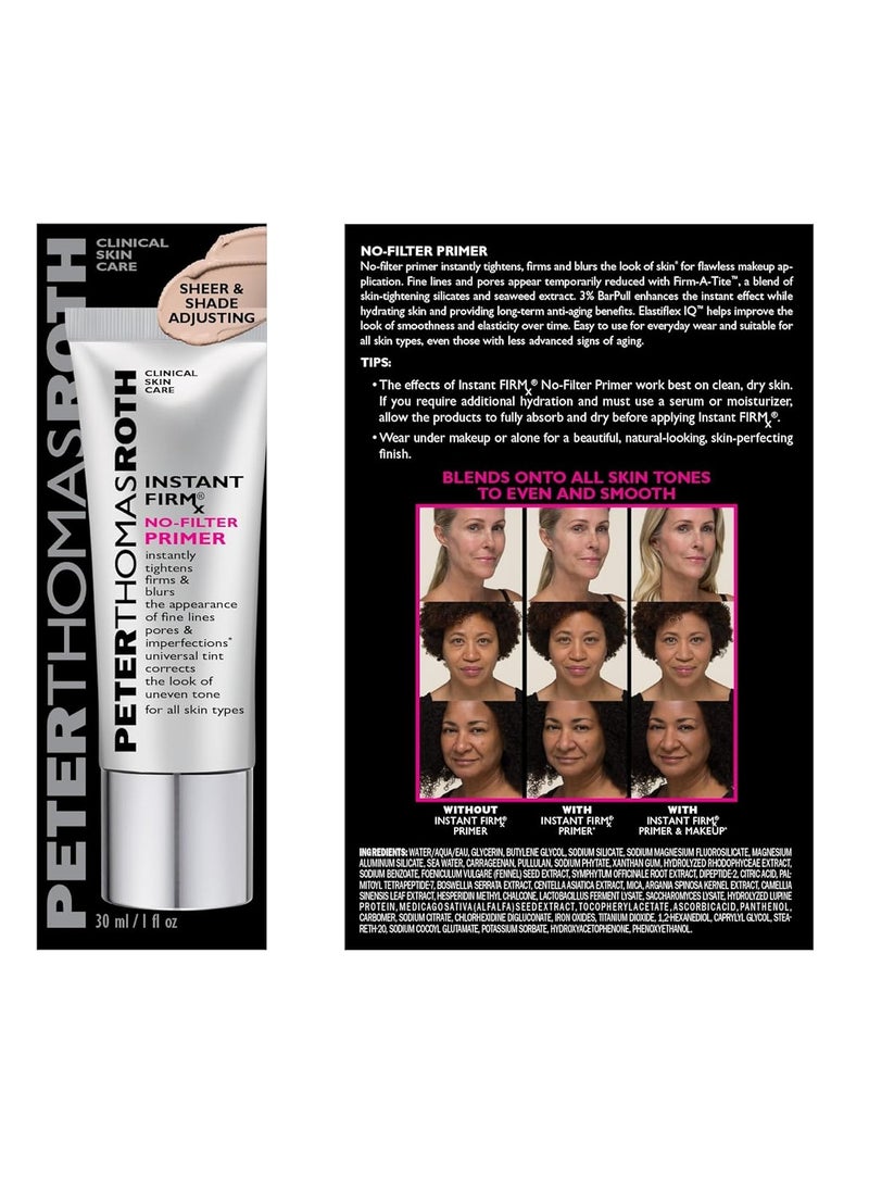 PETER THOMAS ROTH - Peter Thomas Roth | Instant FIRMx No-Filter Primer, Instant Skin Tightener, Instant Skin Firmer, Makeup Primer For Face, Blurring Face Primer - Image 1