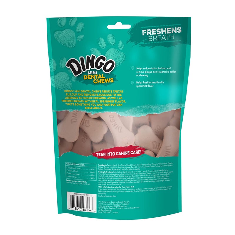 Dingo Denta Treats Teeth Whitening Mini Chews, 24 Pack, Flavourless, 7.6 Oz - Image 2