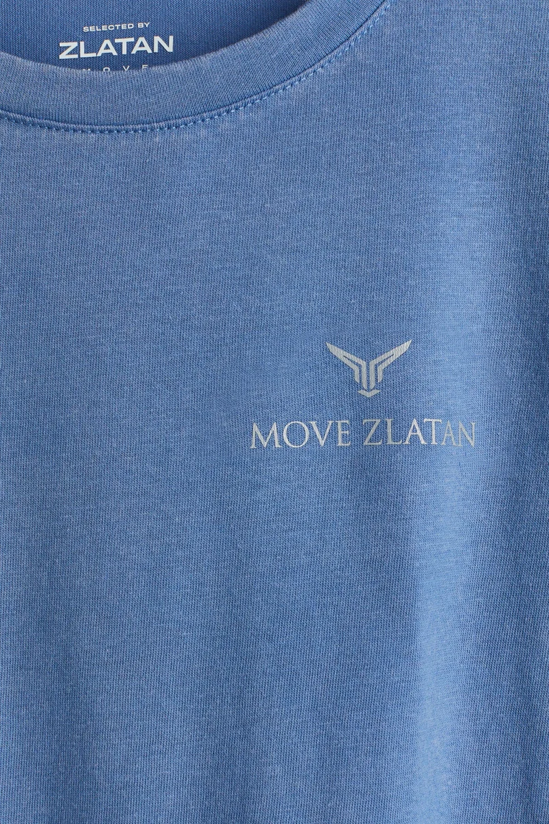 اتش اند ام بلوزة رياضية من قماش دراي موف