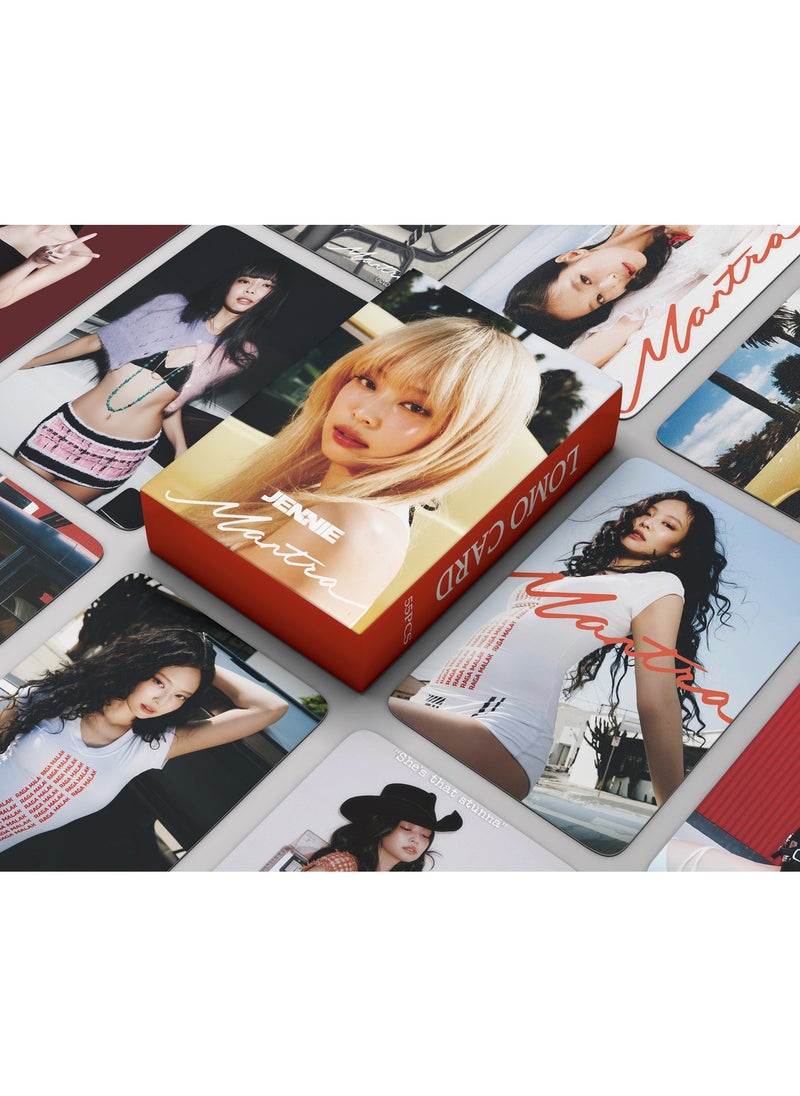 EHOME 55Pcs Born Pink Jennie Photo Lomo Cards  - Image 1