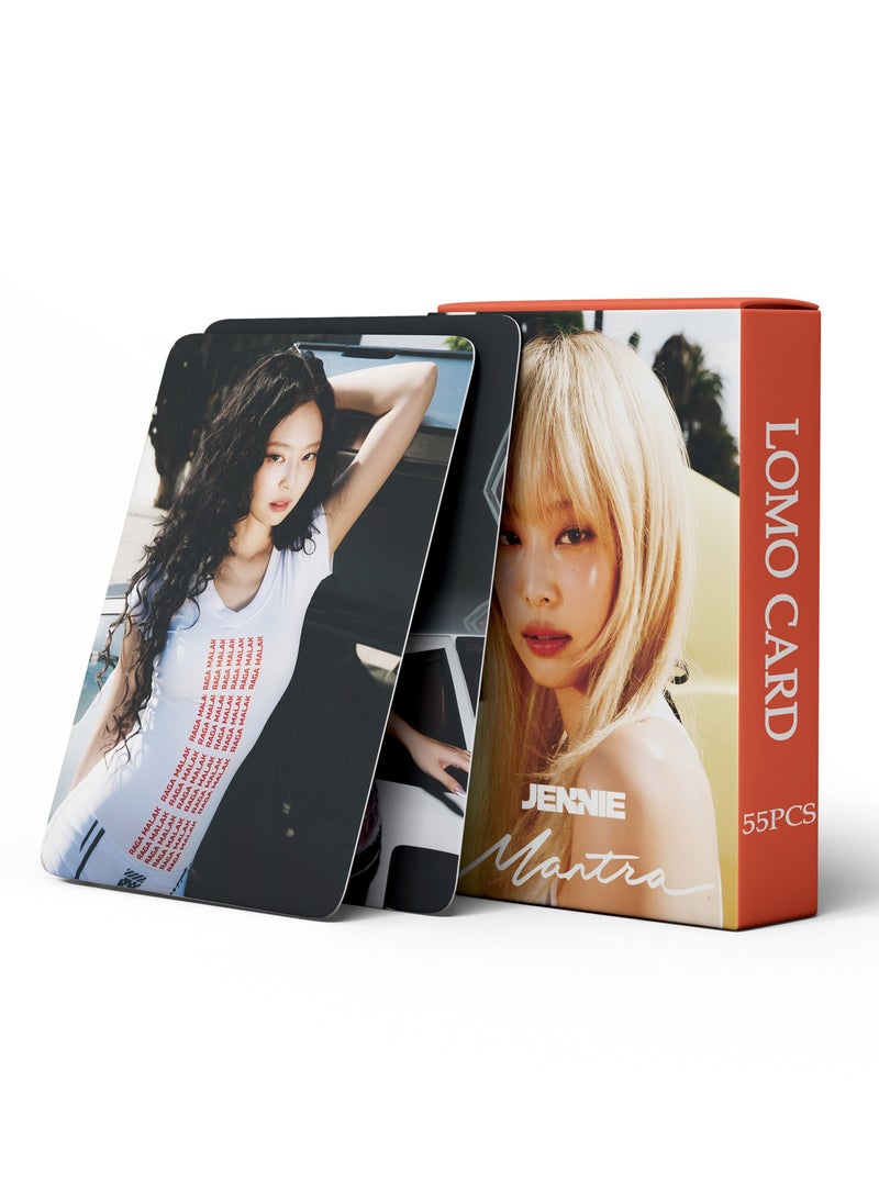 EHOME 55Pcs Born Pink Jennie Photo Lomo Cards  - Image 3