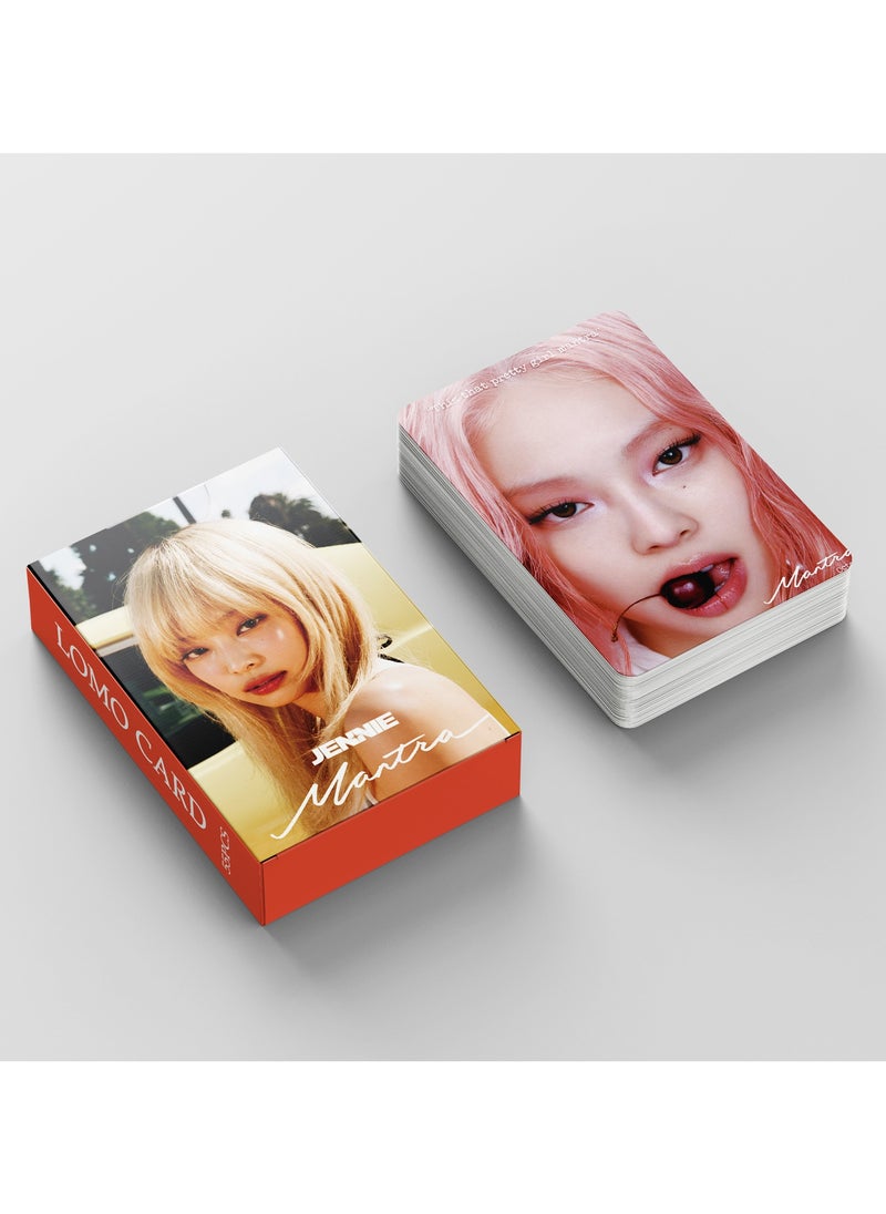 EHOME 55Pcs Born Pink Jennie Photo Lomo Cards  - Image 5