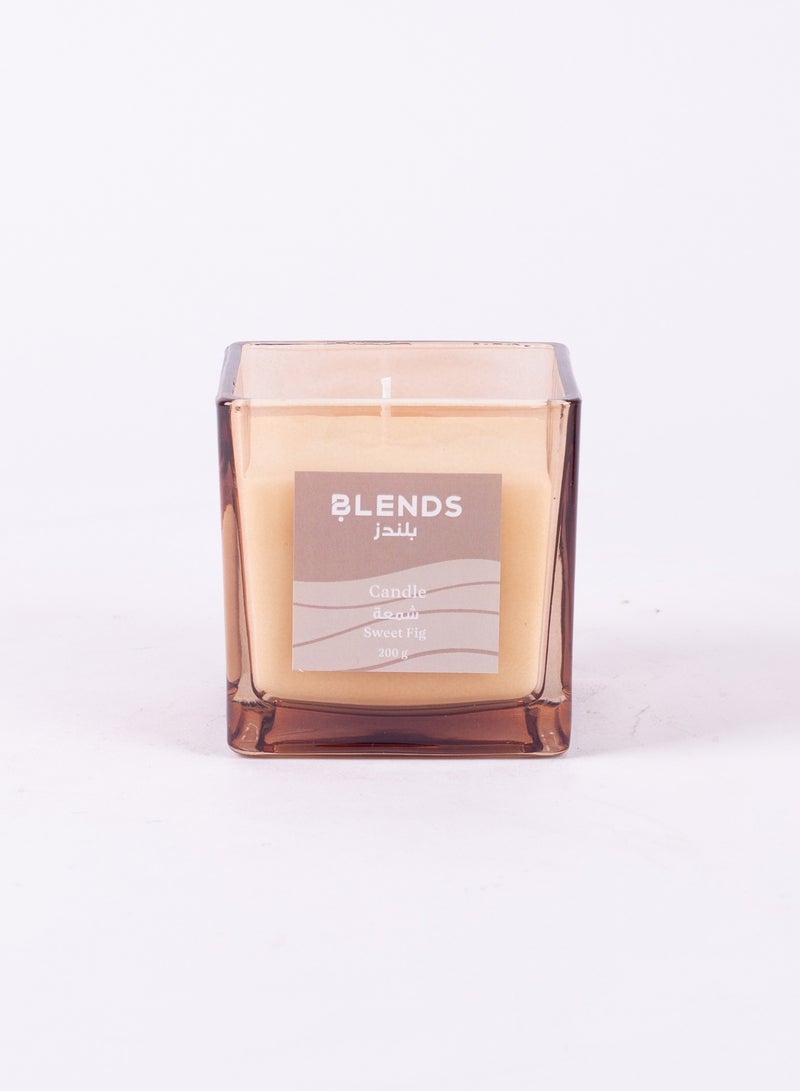 بلندز شمعة معطرة برائحة التين 200 غرام من امارا - Image 1