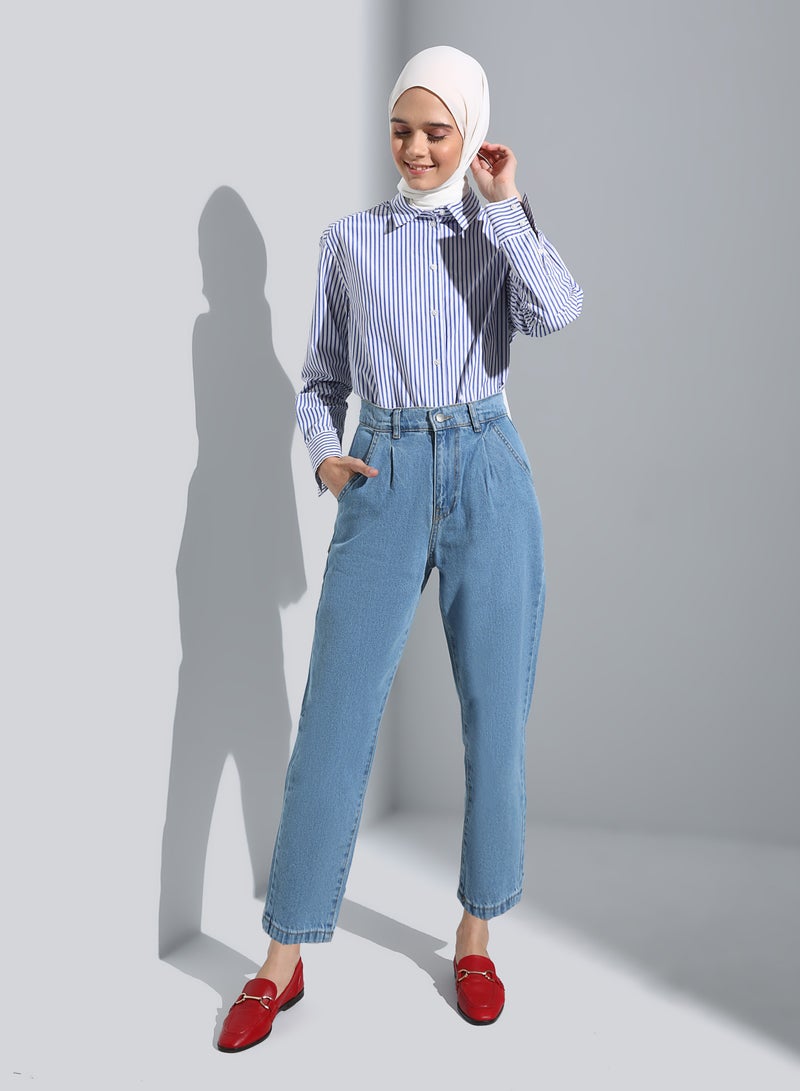 رفقة من مودانيسا جينز بأرجل واسعة - Image 4