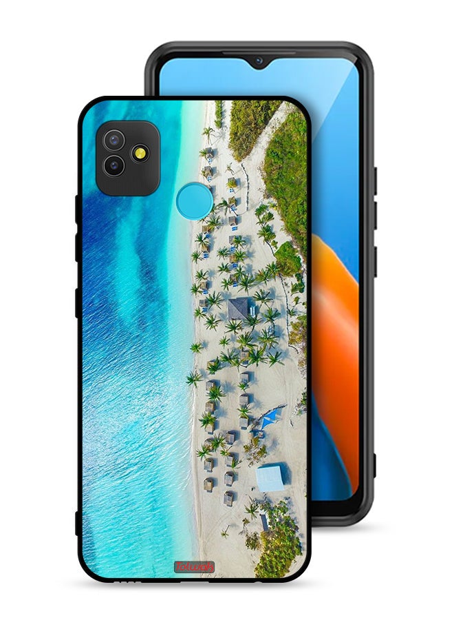 Tolwak Tecno Pop 5 Protective Case Cover Beach - Image 1