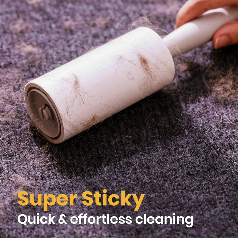 DELOMO Lint Roller 1,000 Sheets (5 Rollers + 5 Refills) - Lint Rollers for Pet Hair Extra Sticky, Mega Value Pet Hair Removal Tool for Clothes/Couch/Furniture/Car - Keep Your Home Tidy - Image 2