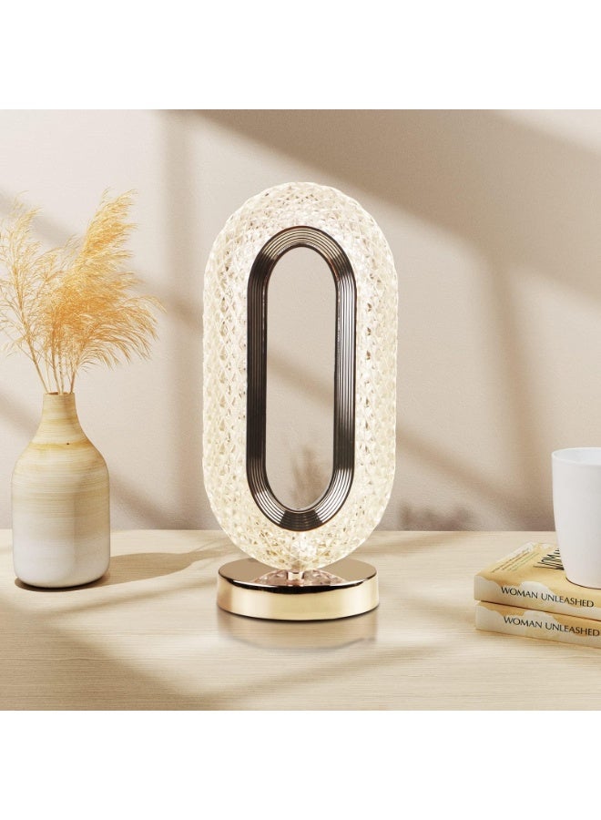 مصباح كريستال ديكوري LED قابل للشحن بتغيير 3 ألوان ولمس للتحكم في الإضاءة - Image 3