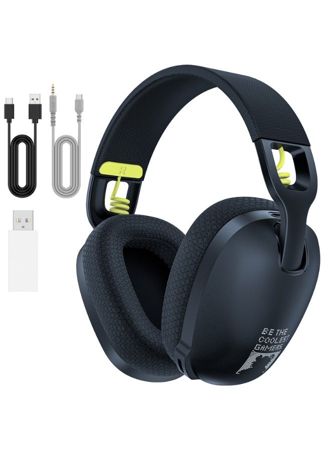 onikuma B2 Wireless Gaming Headset with Mic,Over-Ear Gaming Headphone for PS - Image 2