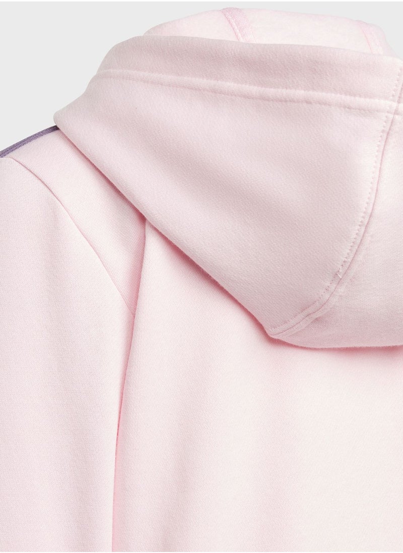 Adidas - Essentials 3-Stripes Zip Hooded Jacket - Image 1