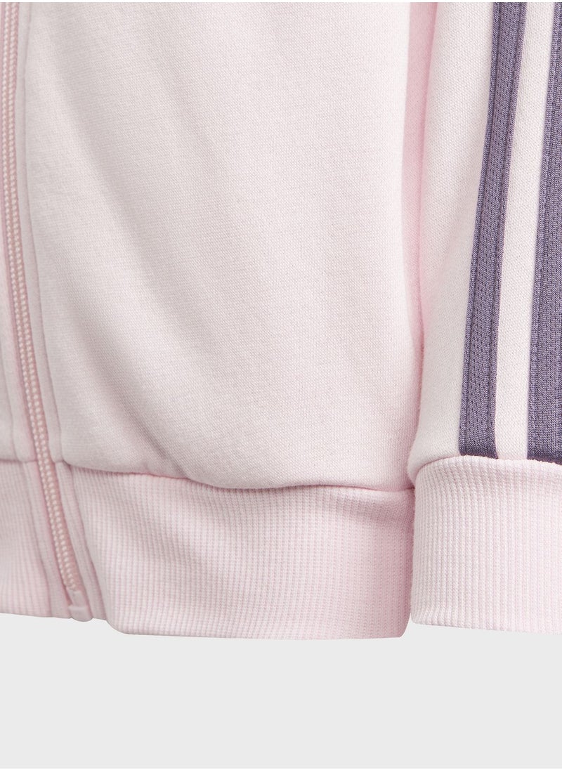 Adidas - Essentials 3-Stripes Zip Hooded Jacket - Image 1