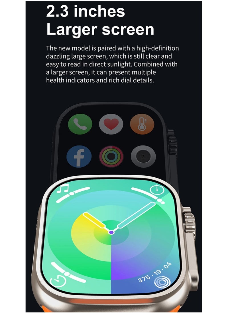 AROAQ - T900 Ultra 2 GS Smartwatch Series 9,  2.03 Inches Large Screen Long Standby Time Brightness Display - Image 1
