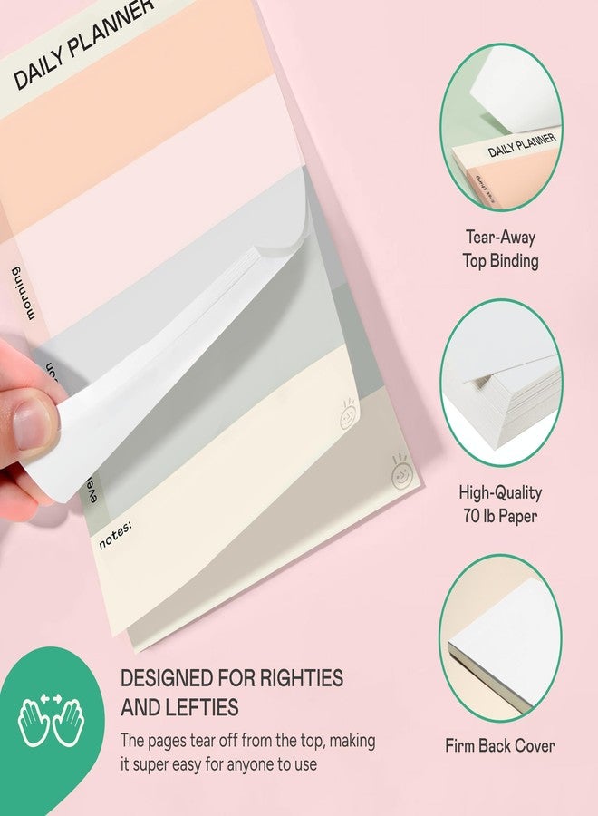 Tiny Expressions Daily to Do List Notepad - Simple Undated Daily Planner Notepad for Busy Professionals & Moms - 50 Tear-Away Sheets for Focus, Productivity, Work & Task Management, ADHD - Image 5