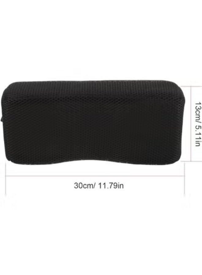 Comfortable Headrest Pillow for Wheelchairs and Office Chairs, Breathable Neck Support Cushion with Durable Sponge and Mesh Fabric Design - Image 1