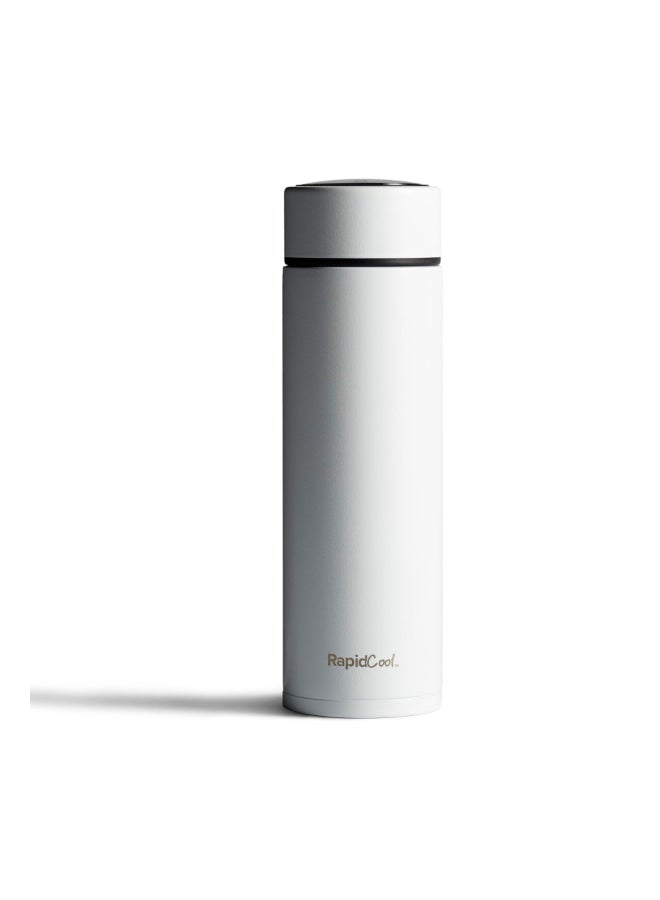 Nuby Rapid Cool Flask, Baby Formula Cooling Flask for Fast and Safe Bottle Preparation, Portable Feeding Essential, White - Image 1