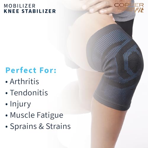 Copper Fit Mobilizer Knee Sleeve – ProSeries with Removable Side Stabilizers Knee Support for Advanced Recovery – Mobility, Knee Pain, Swelling, Inflammation, Circulation, Arthritis, Tendonitis (2XL) - Image 5