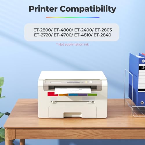 Trokliey Compatible for EPT522 Ink Refill Bottles ET-2800 ET-2400 ET-4800 ET-2803 ET 2800 ET 4800 for EPT522 Ink Bottles for ET2800 ET 2400 ET4800 ET2400 ET 2803 ET2803 ET-2720 ET-4700 ET-4810 ET-2840 Printer - Image 2