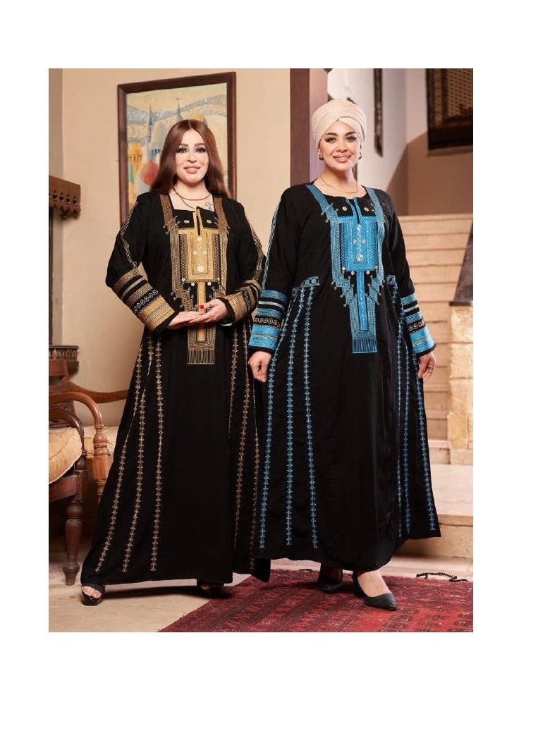 A luxurious Saudi jalabiya with traditional embroidery  - Image 3