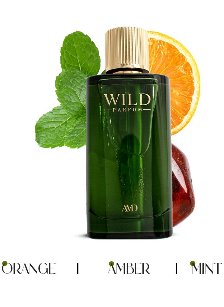 AMD Perfumes Wild By AMD Perfumes Men and Women Fragrance EDP 100ml  - Image 2