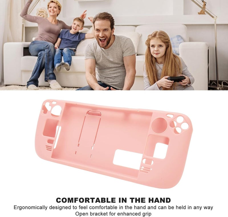 Steam Deck Protective Case with Kickstand, Lightweight Ergonomic Design - Image 3
