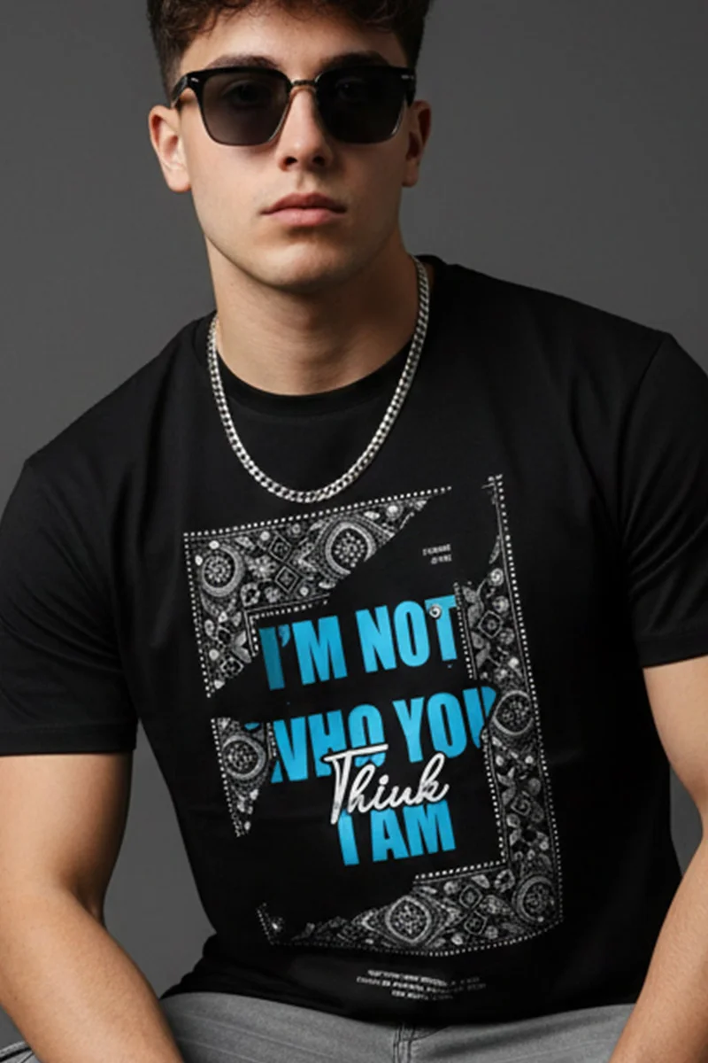 فيردو Veirdo Men’s Oversized , Plus Size  & Regular Fit T-Shirt | Premium Cotton Casual Tee