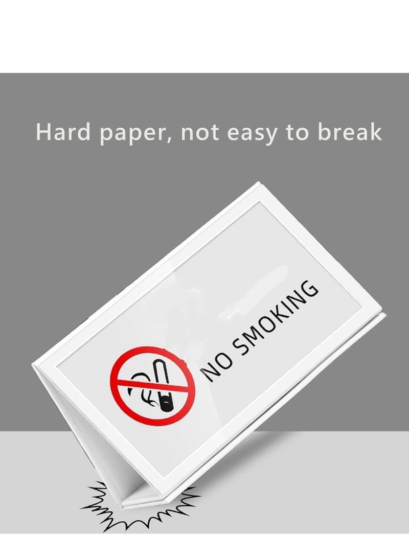 Eckek Eckek  2 Pack Desk Name Plate Holder, Special Paper Sign Holder for Table Display, Foldable Nameplate  - Image 4