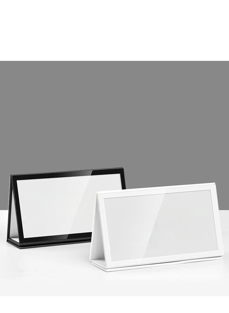 Eckek 2 Pack Desk Name Plate Holder, Special Paper Sign Holder for Table Display, Foldable Nameplate - Image 3