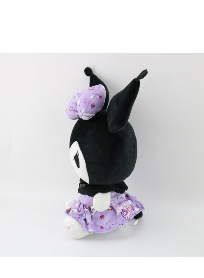 XiuWoo Kuromi Toys Kuromi Plush Children's Soft Toys For Boys Girls Kids Birthday Gift 25 Cm - Image 4