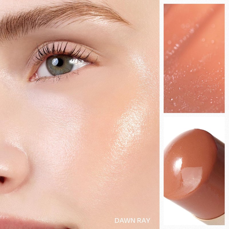 hince True Dimension Radiance Balm - Highlighter for Korean Glass Skin, Blush for Cheeks, Cream Blush, Contour Stick, Natural Glowy Look, Clean Makeup for Radiant Complexion, 10g (LIGHT, LT001) - Image 2