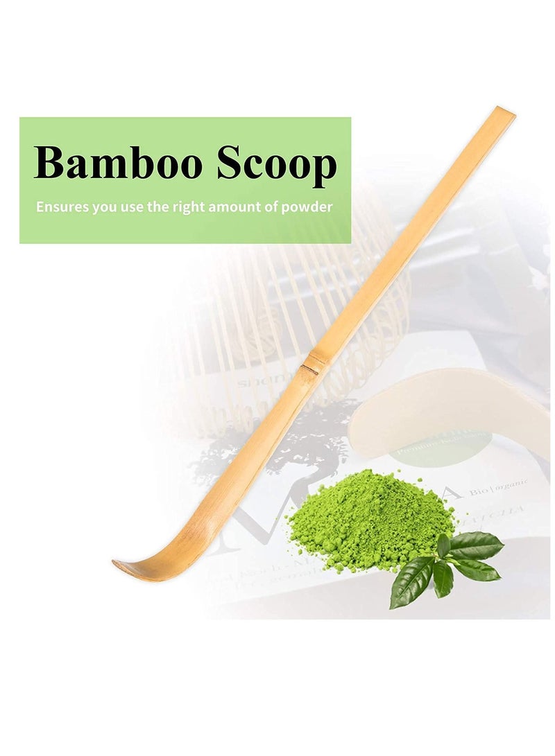 Y&D Japanese Tea Set, Traditional Matcha Tool Ceremony Accessories, Blender, Spoon (3 Piece White) - Image 3