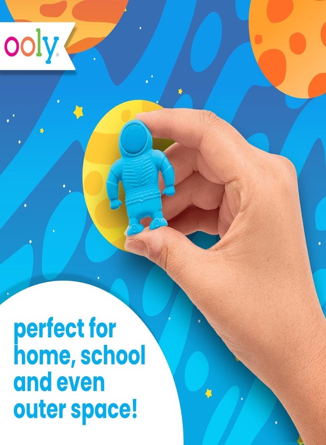 أولي ممحاة رواد فضاء - مجموعة من 3 قطع | ممحاة بأشكال مختلفة للمدرسة - Image 5