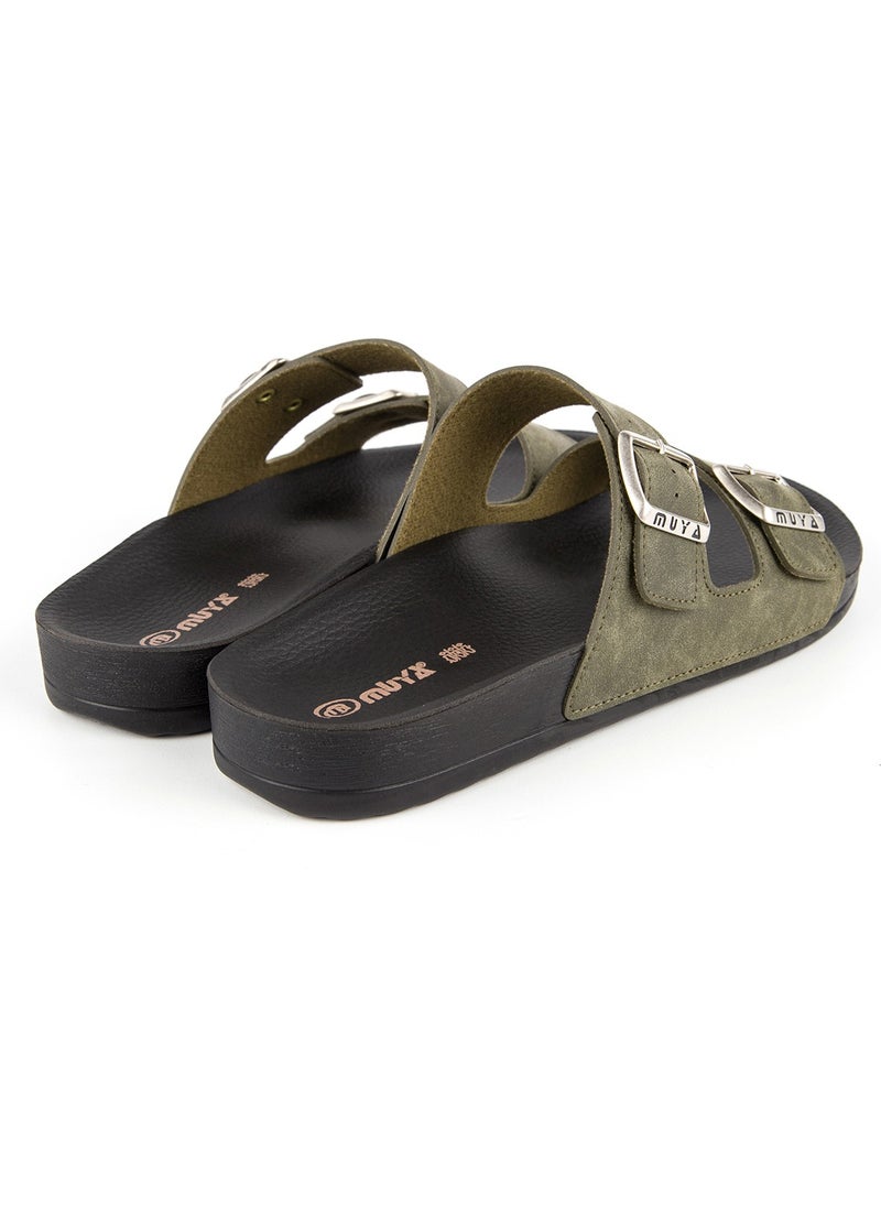 MUYA Orthopedix Nova Anatomical Four Seasons Double Buckled Men's Slippers 31410  - Image 5