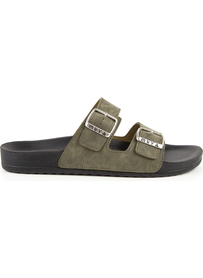 MUYA Orthopedix Nova Anatomical Four Seasons Double Buckled Men's Slippers 31410  - Image 2