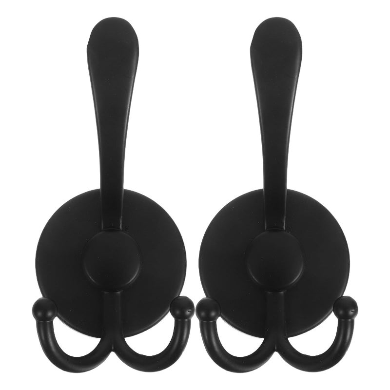 Stainless Steel Suction Cup Hooks 2 Pack Heavy Duty Removable Bathroom Shower Window Hanger - Image 2