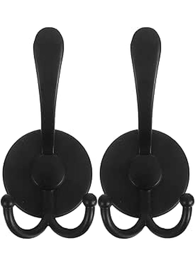 Stainless Steel Suction Cup Hooks 2 Pack Heavy Duty Removable Bathroom Shower Window Hanger - Image 1