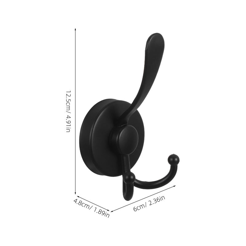 Stainless Steel Suction Cup Hooks 2 Pack Heavy Duty Removable Bathroom Shower Window Hanger - Image 3