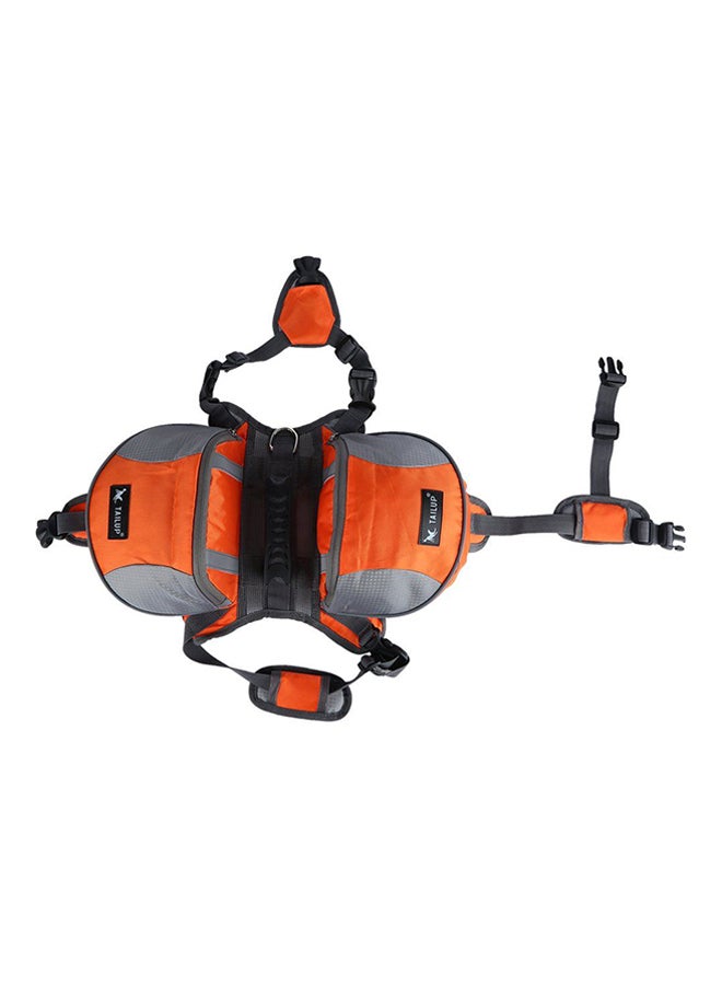 OUTAD Tailup Outward Hiking And Traveling Backpack Orange/Grey Lyard - Image 2