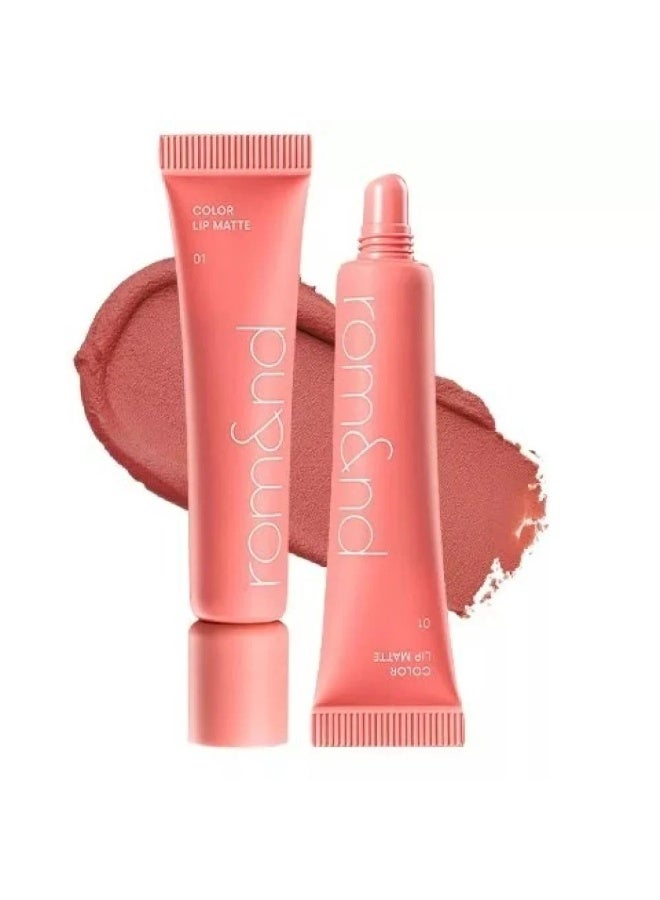 Matte Color Lip Lipstick - Peach Puff 01