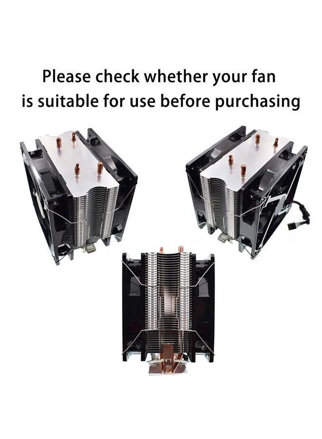 DGHAOP 4pcs Computer Mainboard CPU Radiator Fan Fixing Clip Computer Cooling Accessories, 12CM Wire Buckle Upper Hook Type - Image 5