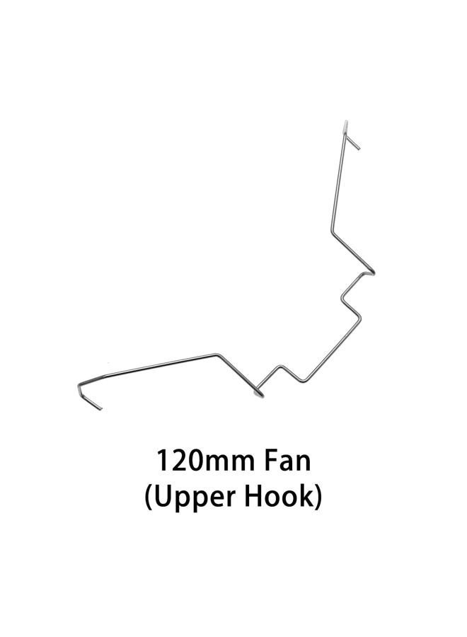 DGHAOP 4pcs Computer Mainboard CPU Radiator Fan Fixing Clip Computer Cooling Accessories, 12CM Wire Buckle Upper Hook Type - Image 2