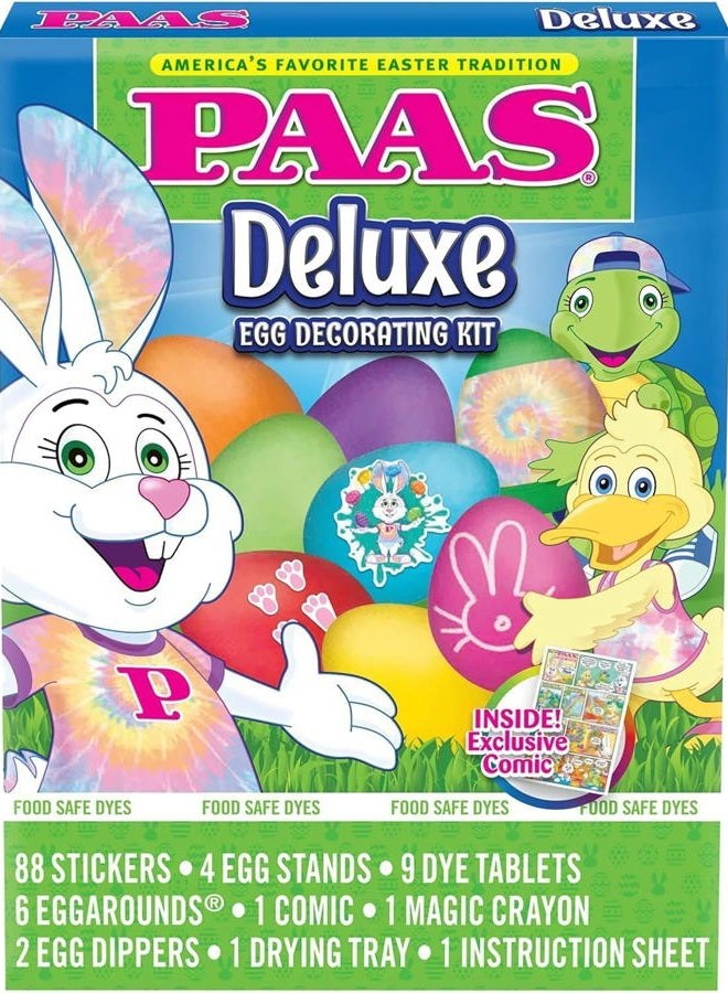 PAAS Deluxe Easter Egg Decorating Kit - America's Favorite Easter Tradition - Image 1