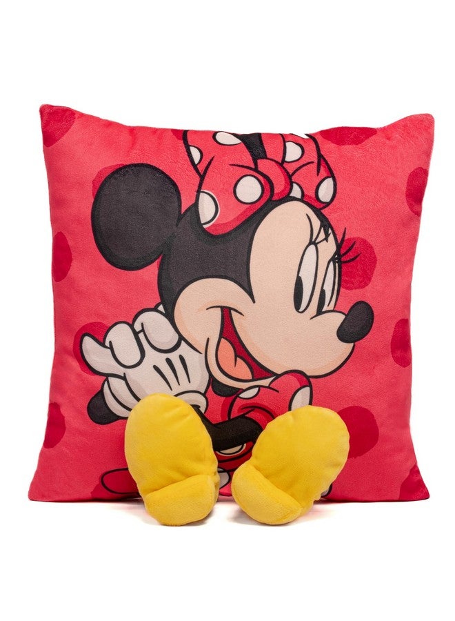 Mirada Mirada Mickey Plush Toy with Legs - Soft Stuffed Toy, Cute Pillow for Kids, Birthday Gift for Boys & Girls, Licensed Disney Decor - 35cm  - Image 3