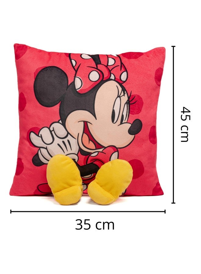 Mirada Mirada Mickey Plush Toy with Legs - Soft Stuffed Toy, Cute Pillow for Kids, Birthday Gift for Boys & Girls, Licensed Disney Decor - 35cm  - Image 4