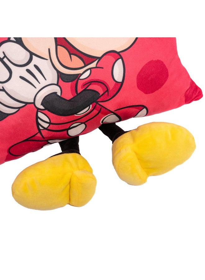 Mirada Mirada Mickey Plush Toy with Legs - Soft Stuffed Toy, Cute Pillow for Kids, Birthday Gift for Boys & Girls, Licensed Disney Decor - 35cm  - Image 5