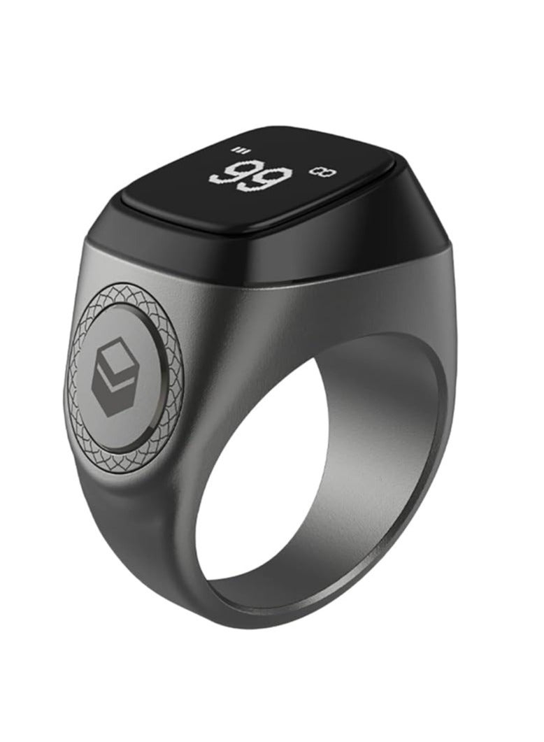 iQIBLA Smart Tasbih Zikr lite Ring, Muslim Prayer, Prayer timing reminder, OLED display Tasbih Counter, Smart Ring, Waterproof-22mm - Image 2