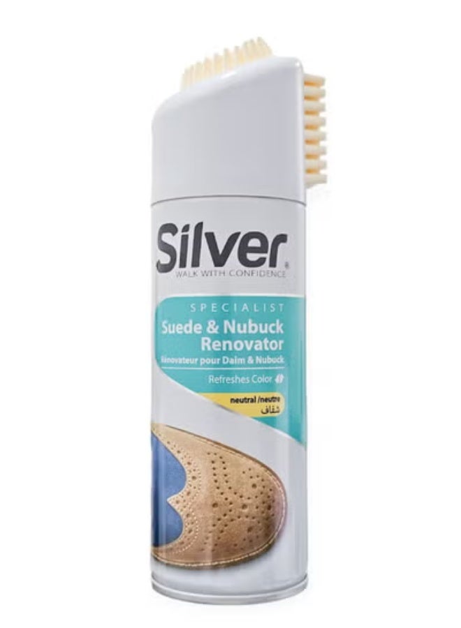 Silver Suede & Nubuck Renovator Refreshes Color Neutral 200ml - Image 1