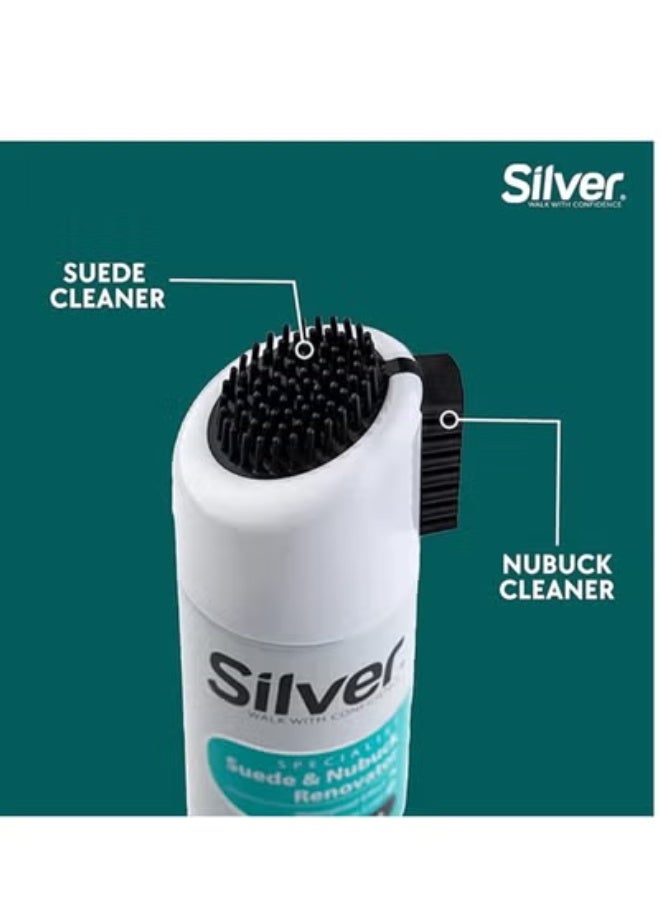 Silver Suede & Nubuck Renovator Refreshes Color Neutral 200ml - Image 5
