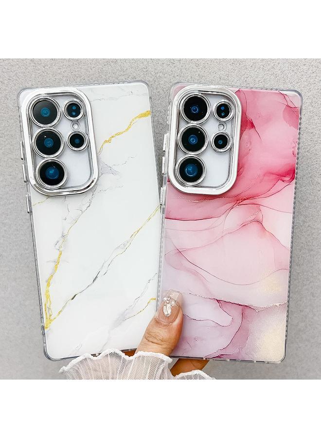 S-TOP Case For Samsung Galaxy A25 5G Electroplated Marble Texture Phone Case - Image 2