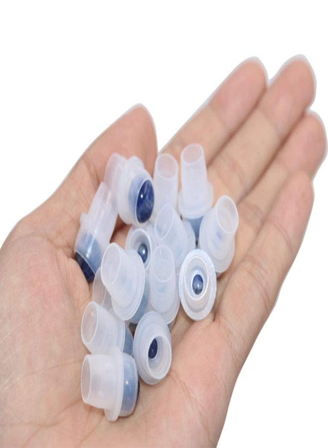 Furnido 10 Pack Natural Crystal Stones Roller Balls for Essential Oils,Use of Standard 5ml 10ml Replacement Rollers Balls,Essential Oil Roller Bottles Polished Gemstone with Plastic Insert,Sodalite - Image 5